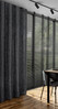 ZASŁONA GOTOWA SELMA 135 X 250 CM CZARNY