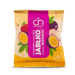 Crispy Natural Jabłko suszone o smaku marakui plasterki 18 g