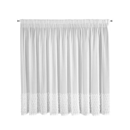 FIRANA GOTOWA AMY NA TAŚMIE 300 X 150 CM BIAŁY