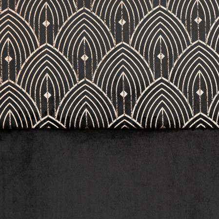 ZASŁONA GOTOWA D91 AGNES 140 X 250 CM CZARNY
