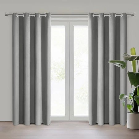 ZASŁONA GOTOWA D91 PARISA 135 X 250 CM SZARY