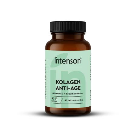 Intenson Kolagen Anti-Age + Hialuron + Witamina C 90 tabl.