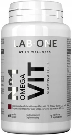 LAB ONE N°1 Omega VIT kwasy omega-3 60 kaps.