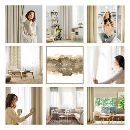 ZASŁONA GOTOWA GOJA 140 X 250 CM KREMOWY