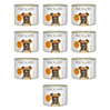 Zestaw 10x DOG'S LOVE Pute - indyk z jabłkami, cukinią i olejem z orzechów włoskich (200g)