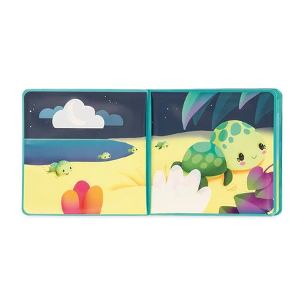 Janod Książeczka do kąpieli Magiczne życie żółwi 10 m+