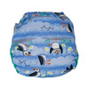 Close, Wodoodporny otulacz dla dzieci zapinany na rzepy, Blue Puffin