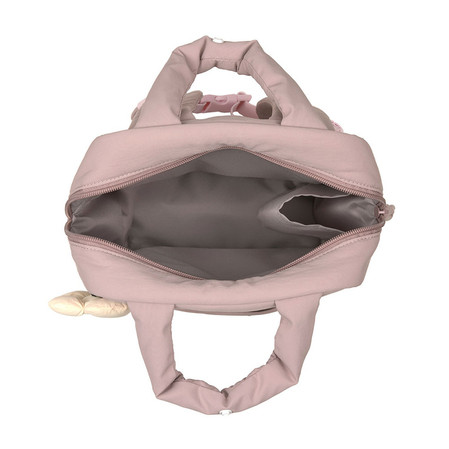 Lassig Plecak dla dziecka mini kwadratowy Minoa crinkled nylon powder rose
