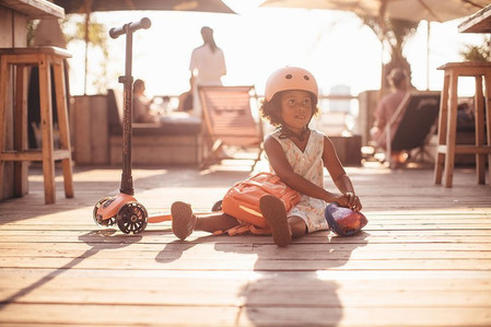 SCOOTANDRIDE Kask S-M dla dzieci 3+ Rose