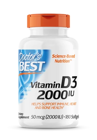 Witamina D3 2000 IU 50 mcg (180 kaps.)