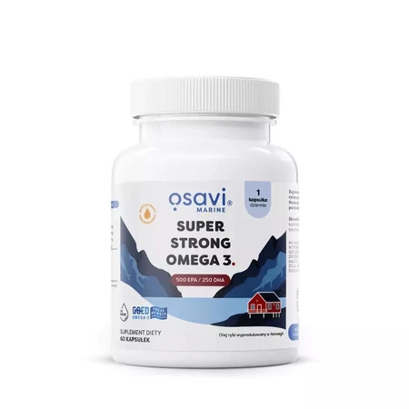 Osavi Super Strong Omega 3 500 mg EPA 250 mg DHA 60 kaps.