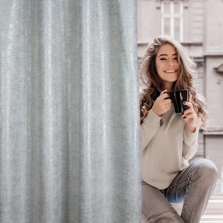 ZASŁONA GOTOWA BLANKA 140 X 250 CM SREBRNY