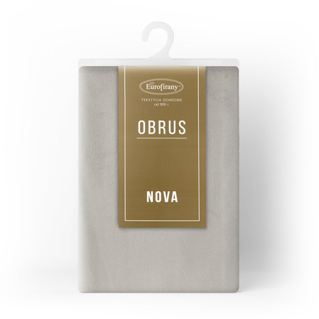 OBRUS MELINDA 140 X 180 CM SREBRNY