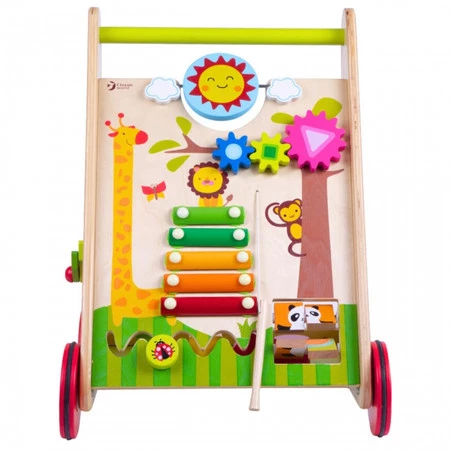 Chodzik Pchacz Wielofunkcyjny Drewniany Classic World