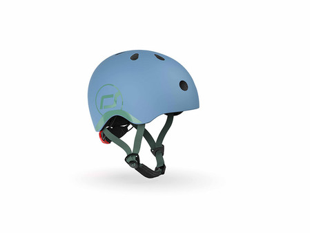SCOOTANDRIDE Kask XXS-S dla dzieci 1-5 lat Steel