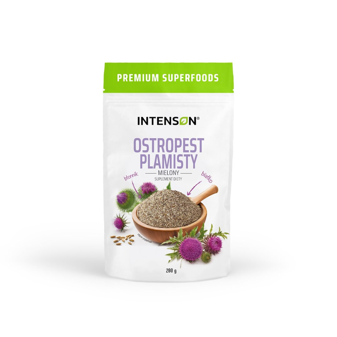 Intenson Ostropest plamisty mielony, suplement diety 200g - Nabea.pl