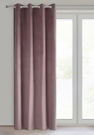 ZASŁONA GOTOWA PIERRE 140 X 250 CM PUDROWY RÓŻ