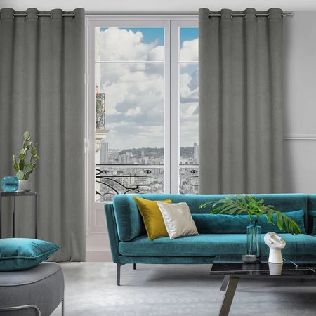 ZASŁONA GOTOWA CARLO 135 X 250 CM POPIELATY