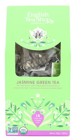 English Tea Shop, Herbata Jasmine Green Tea, 15 piramidek