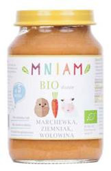 Mniam Danie marchewka-ziemniak-wołowina BIO 190g