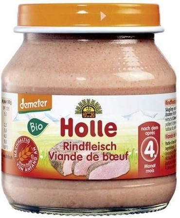 Holle Danie dla niemowląt wołowina BIO 125 g