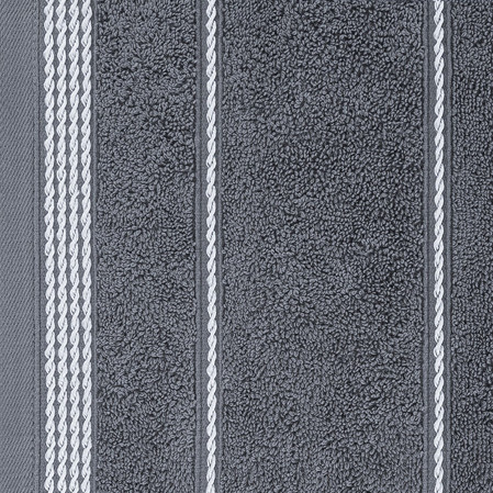 Ręcznik Mira (07), 30 x 50 cm, Stalowy