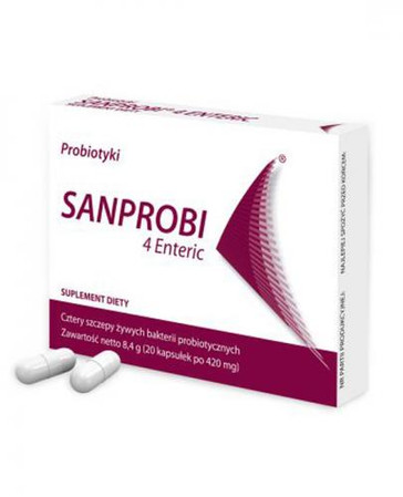 Sanprobi 4 Enteric probiotyk 20 kaps.