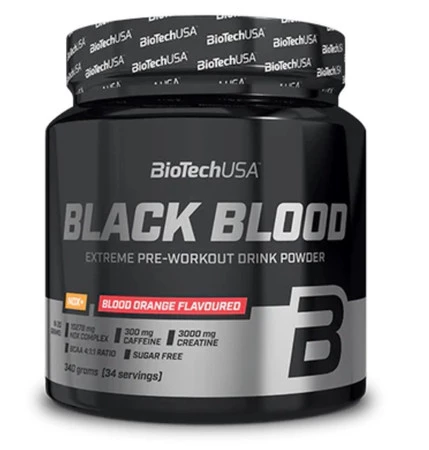 BioTech USA Black Blood NOX+ przedtreningówka 340g smak pomarańcza