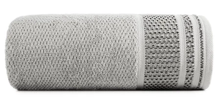 Ręcznik Suzana (01), 50 x 90 cm, Srebrny