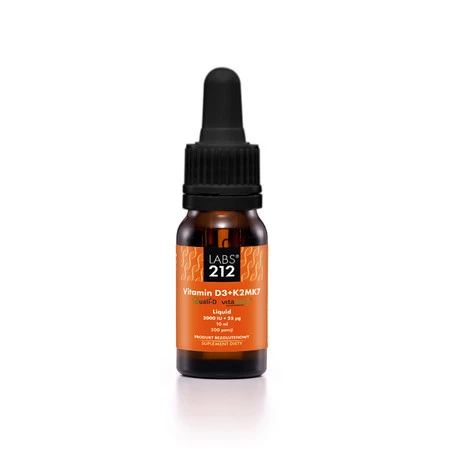 Labs212 Vitamin D3 + K2MK7 Liquid 10 ml