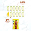 Smileat Triboo, BIO Sminolas, Żelki owocowe bez cukru Jabłko i Cytryna, 25g