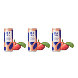 Zestaw: 3x DASH WATER - gazowana BRZOSKWINIA 330ml
