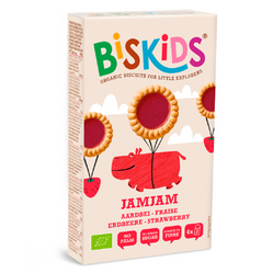 BISKIDS CIASTECZKA Z NADZIENIEM TRUSKAWKOWYM MARGARETKI BIO 100g