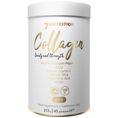 7Nutrition Marine Collagen Peptides smak wiśnia 315g
