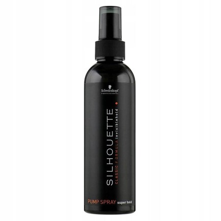 Silhouette Super Hold Pumpspray bardzo mocno utrwalający lakier do włosów w atomizerze 200ml
