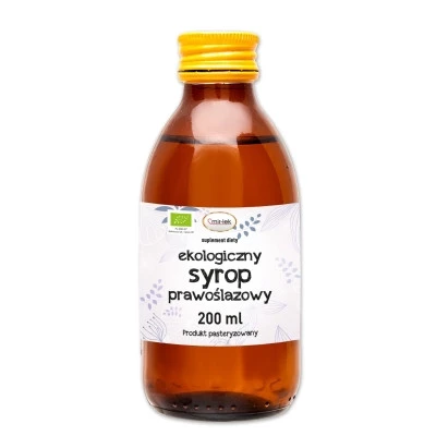 MIR-LEK SYROP PRAWOŚLAZOWY BIO 200 ml