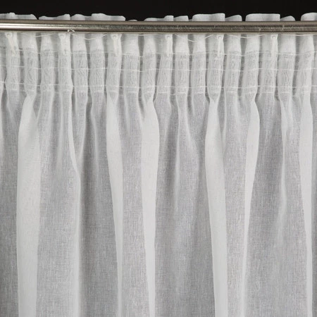 FIRANA GOTOWA LINZI NA TAŚMIE 140 X 270 CM BIAŁY