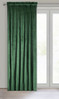 ZASŁONA GOTOWA D91 ROSA NA TAŚMIE 135 X 300 CM CIEMNOZIELONY