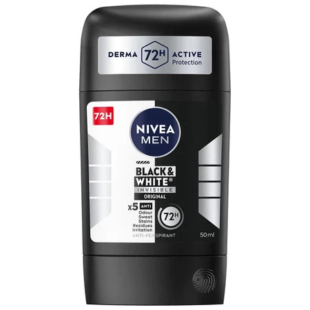 Men Black&White Invisible Original antyperspirant w sztyfcie 50ml