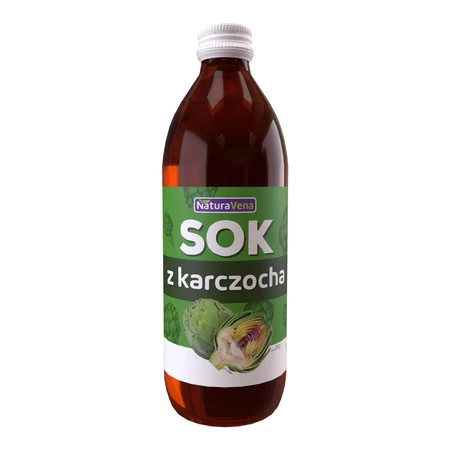 SOK Z KARCZOCHA 100 %  500 ml - NATURAVENA