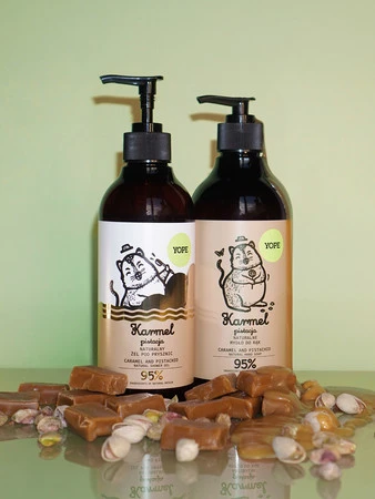 Yope Karmel & Pistacja – naturalne mydło do rąk 500ml