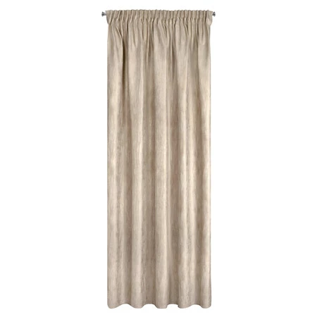 ZASŁONA GOTOWA ESTEL NA TAŚMIE 140 X 270 CM JASNOBEŻOWY