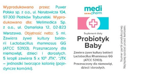 Medi Pharm Probiotyk Baby w kroplach 5ml