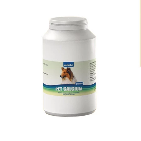 MIKITA PET CALCIUM Wapno Granulat 500g na stawy i kości psów i kotów