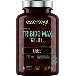 Essensey Tribido Max Tribulus suplement poprawiające poziom testosteronu 90 kaps.