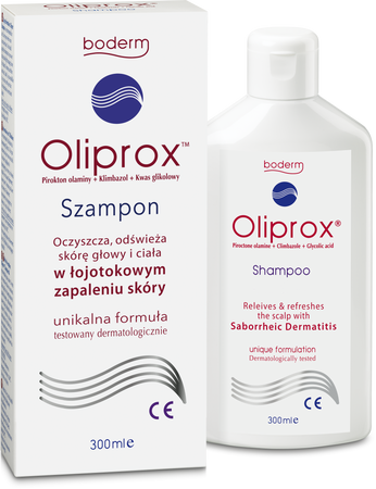 Oliprox Szampon przeciwłupieżowy na łojotokowe zapalenie skóry 300 ml
