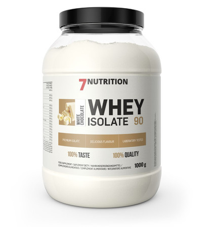 7NUTRITION WHEY ISOLATE 90 odżywka białkowa izolat 1000g smak Biała Czekolada