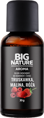Big Nature Olejek zapachowy Truskawka, Malina i Róża 30g