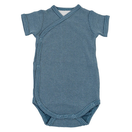 Lodger Body kopertowe niemowlęce krótki rękaw bawełniane niebieskie Ciumbelle Dragonfly r. 80