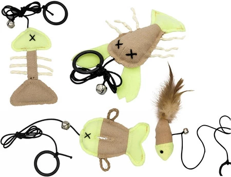 BARRY KING Mystic Tribe Szkielet Ryby Fluoroscencyjny dla kota